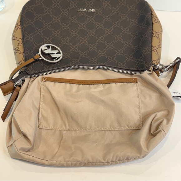 ✨ Nine West Monogram Print Shoulder Bag – Chic & Timeless Preloved Charm ✨ - Picture 7 of 16